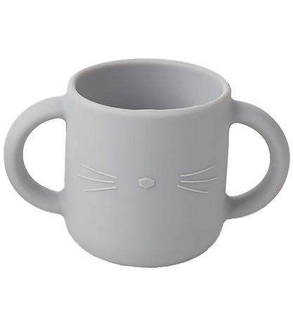 Liewood Becher - 2er-Pack - Gene - Silikon - Dumbo Grey