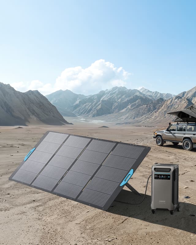 Anker Solix PS100 bærbart solcellepanel