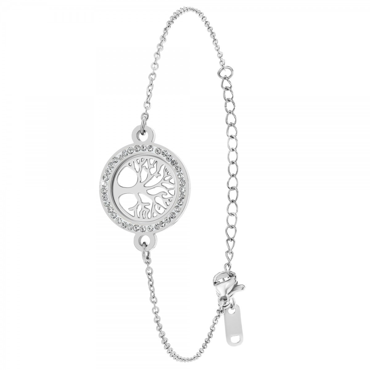 Bracelet arbre de vie orné de Cristaux scintillants SC Crystal