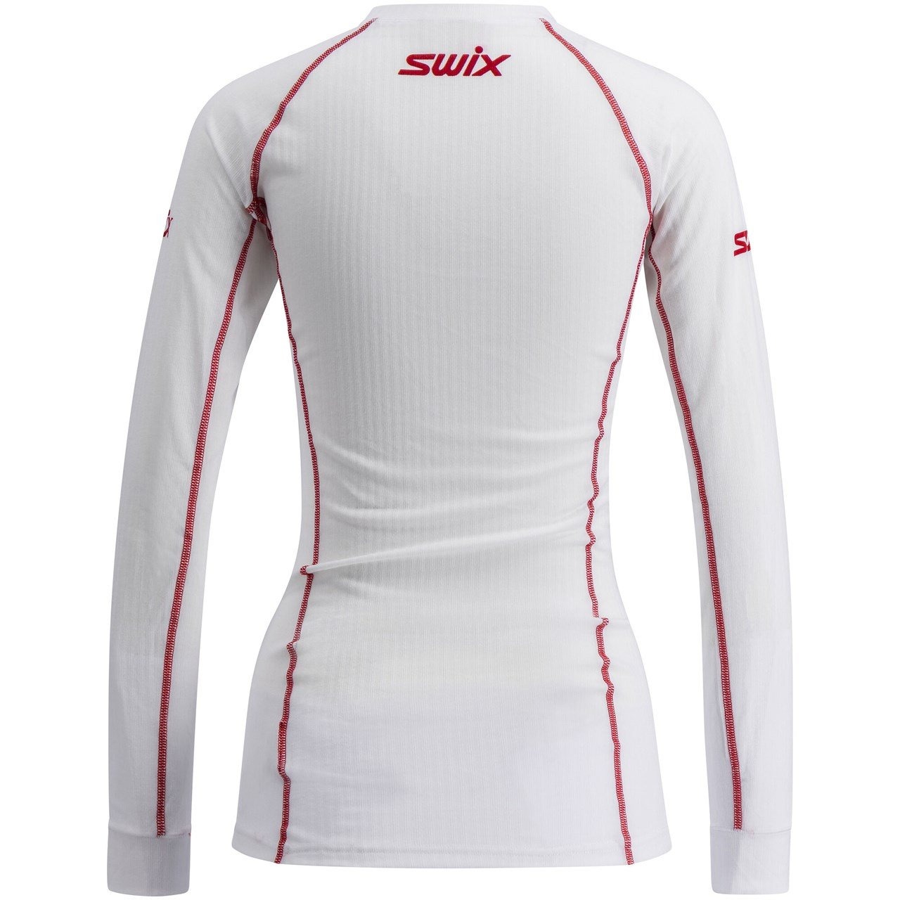 RaceX Classic Long Sleeve Dame Bright White/Swix Red