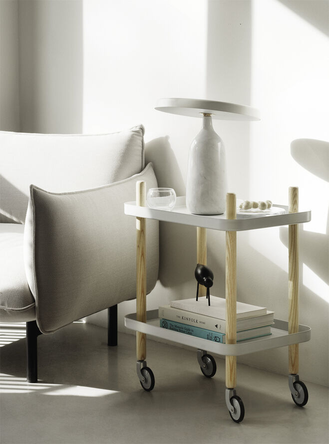 Normann Copenhagen Block bord hvid Hvid