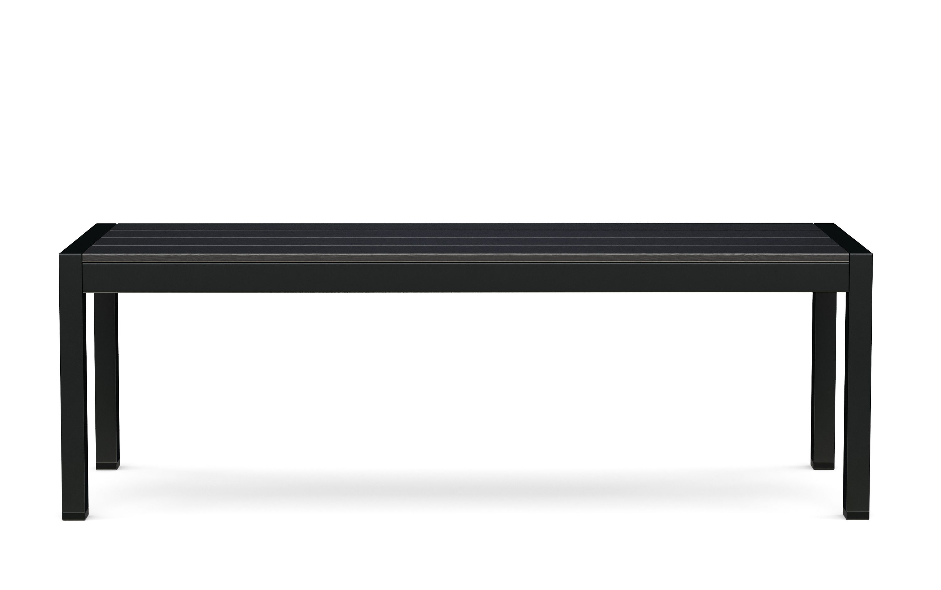 Gartenbank RIVI 135 cm schwarz