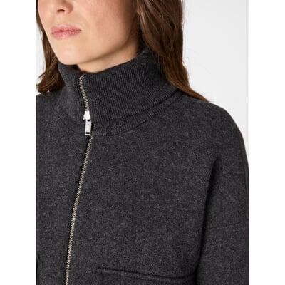 Damen-Hüftjacke, Anthrazit