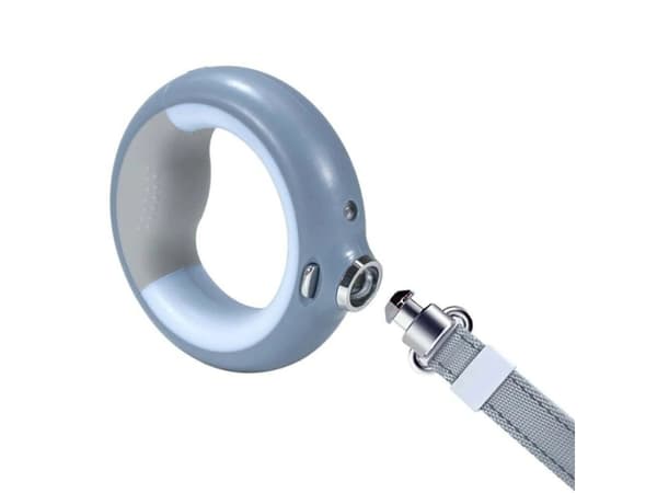 Doggy Village LUMINOUS Leash - Robust 3-i-1 bånd med LED-lommelykt, farget håndtaksbelysning og hygieneposedispenser for mellomstore og store hunder,