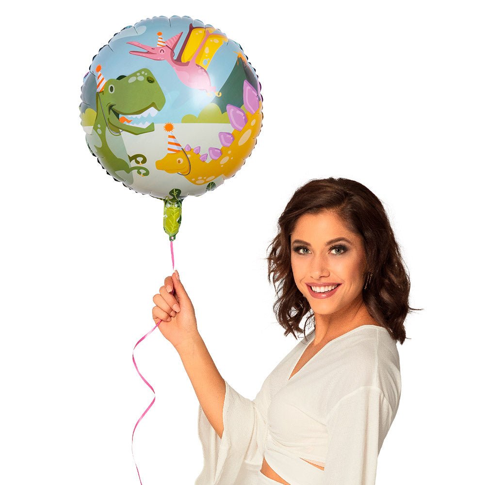 Dino Helium Ballon 45cm leeg