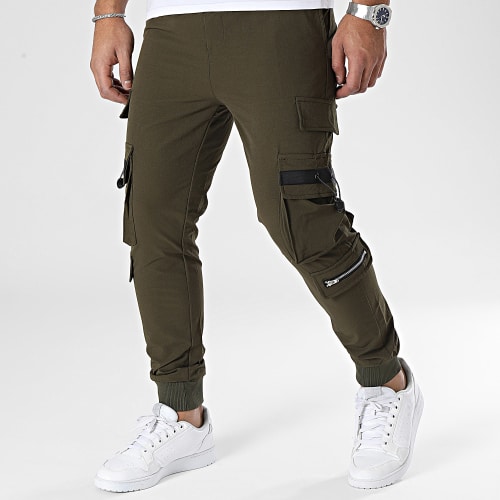Pantalon Cargo Vert Kaki