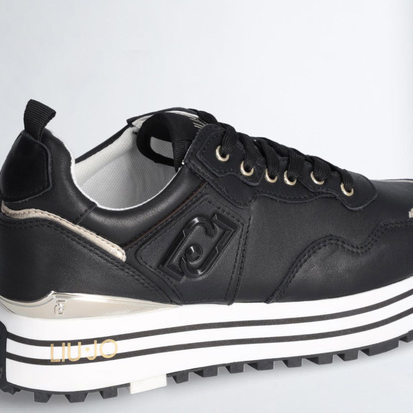Liu-Jo Sneakers en Cuir Mahaut noires