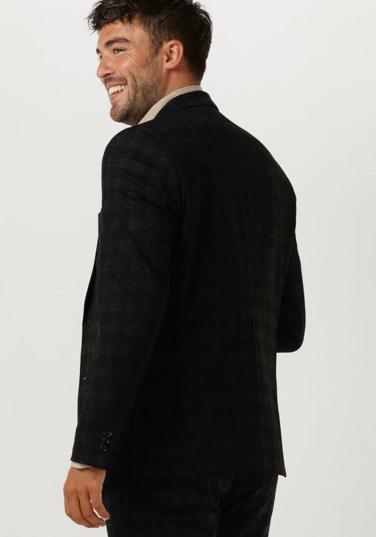 DSTREZZED blauwe dstrezzed colbert travel check blazer