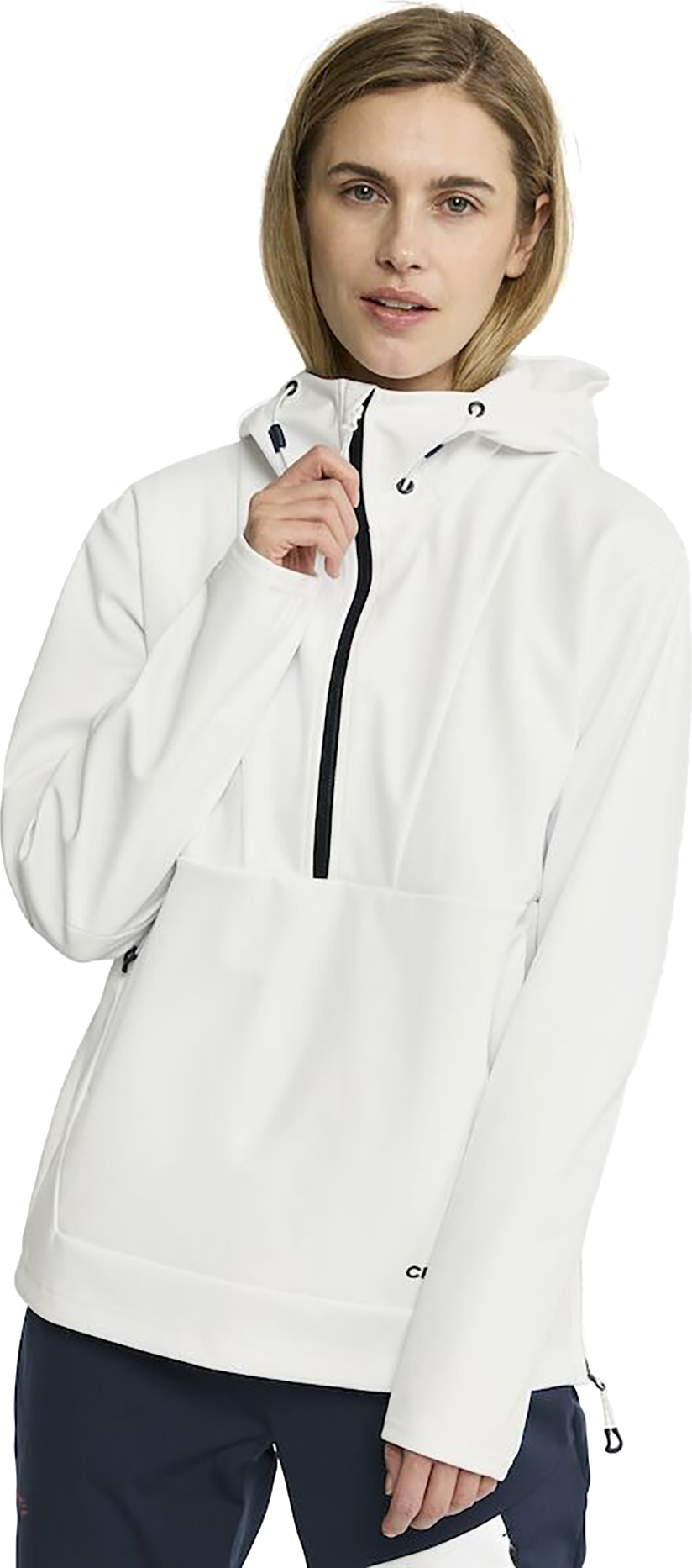 NOR ADV Backcountry Anorak Dame White/Blaze