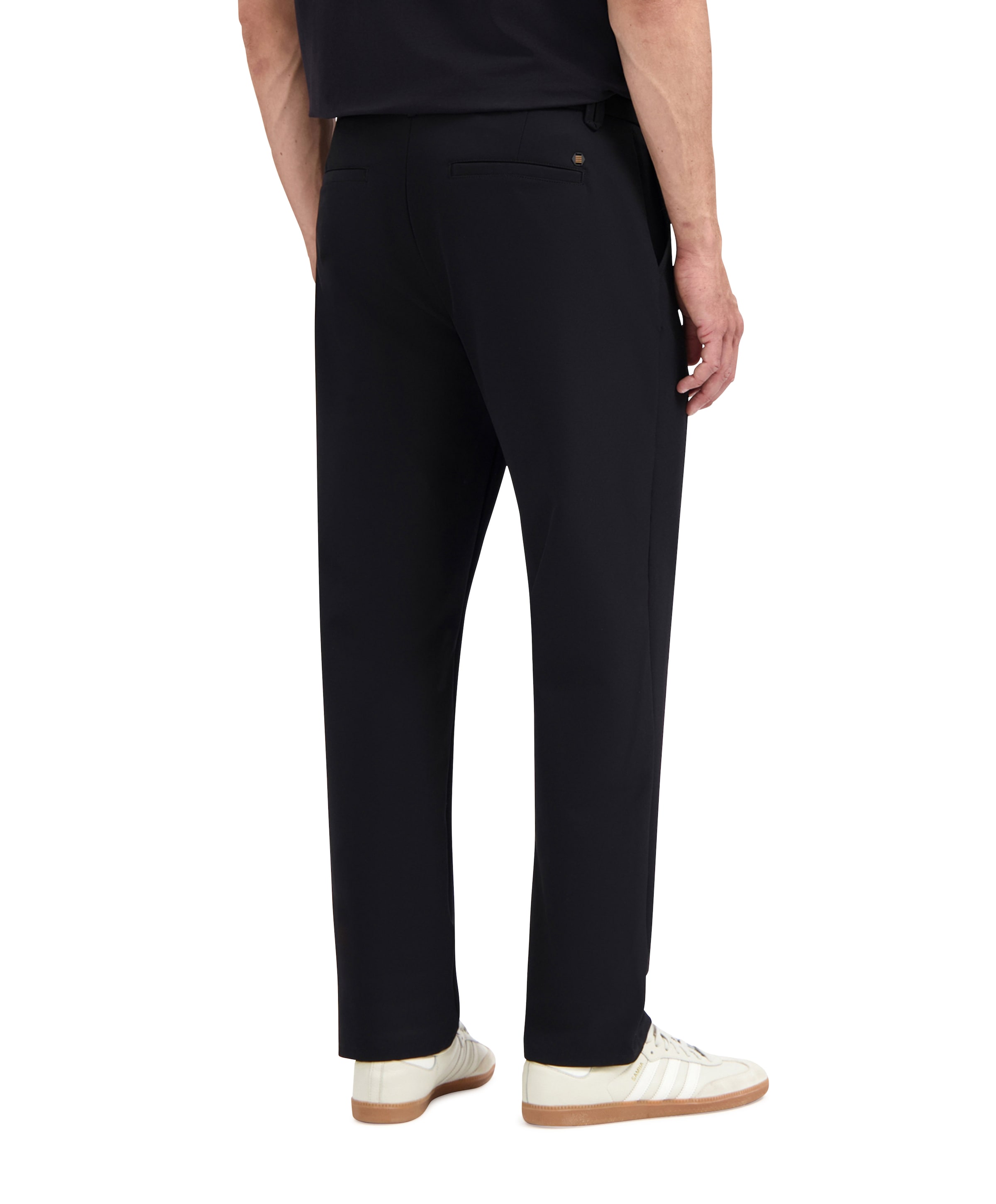 No Excess 4-Way Stretch Sedoc Rel heren broek zwart