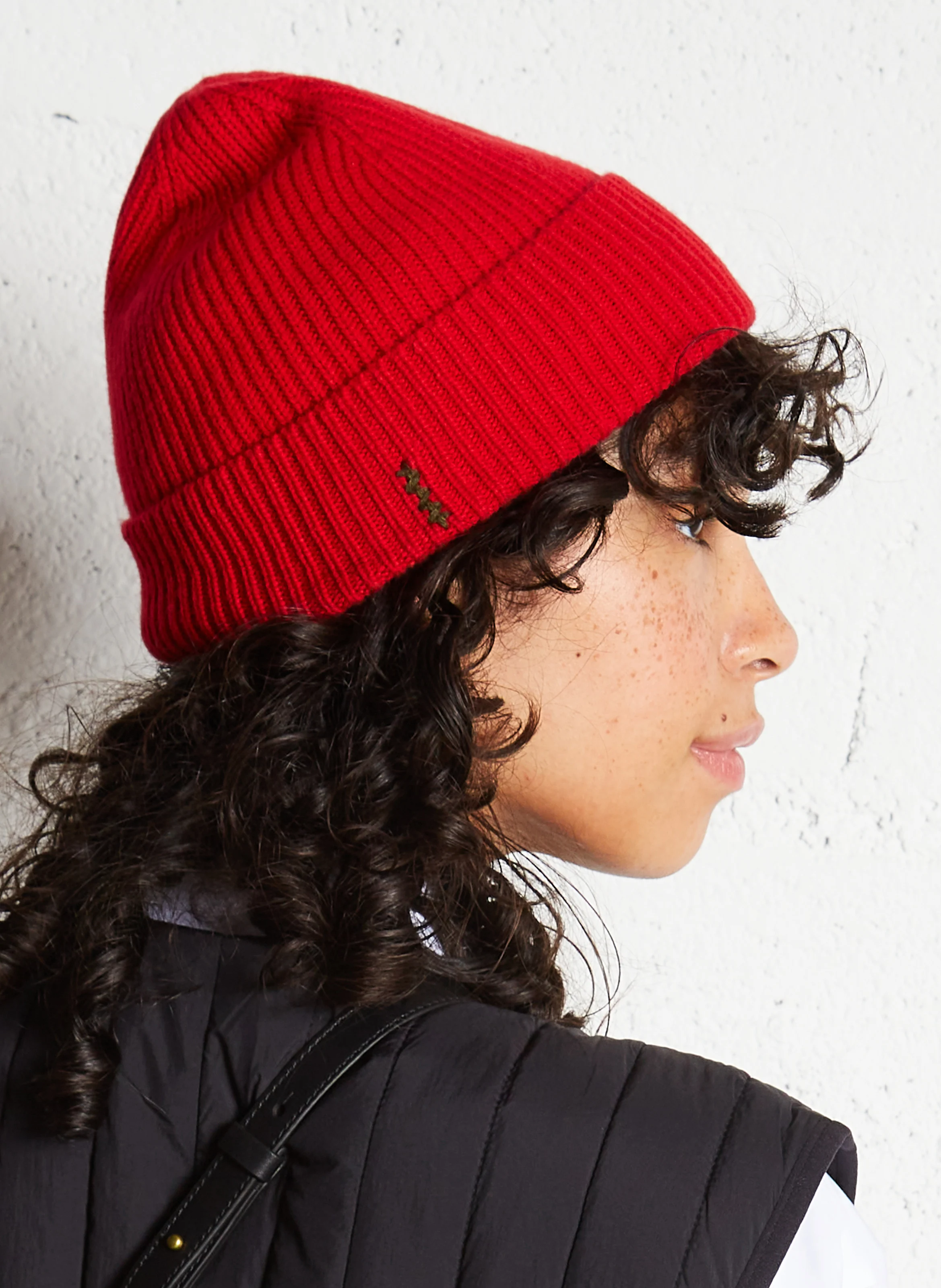 Bonnet en cachemire | Rouge