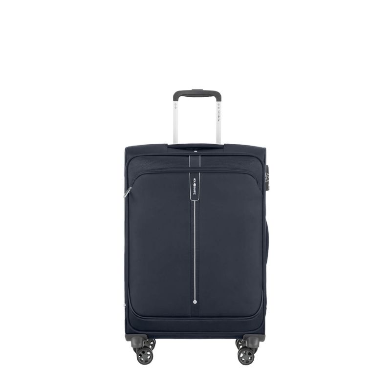 Valise souple extensible PopSoda 66 cm Bleu foncé