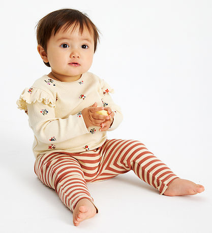 The New Siblings Leggings - Rib - TnsFro - Zedernholz
