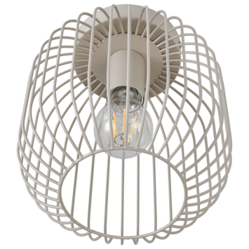 KARWEI plafondlamp Vic beige 23xØ21cm