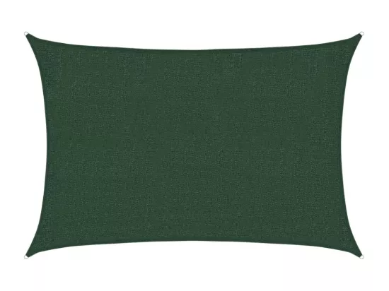 Voile d'ombrage 160 g/m² Vert foncé 2x3 m PEHD
