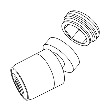 Tiger Eco zwenkbruis M22-M24 met antikalk