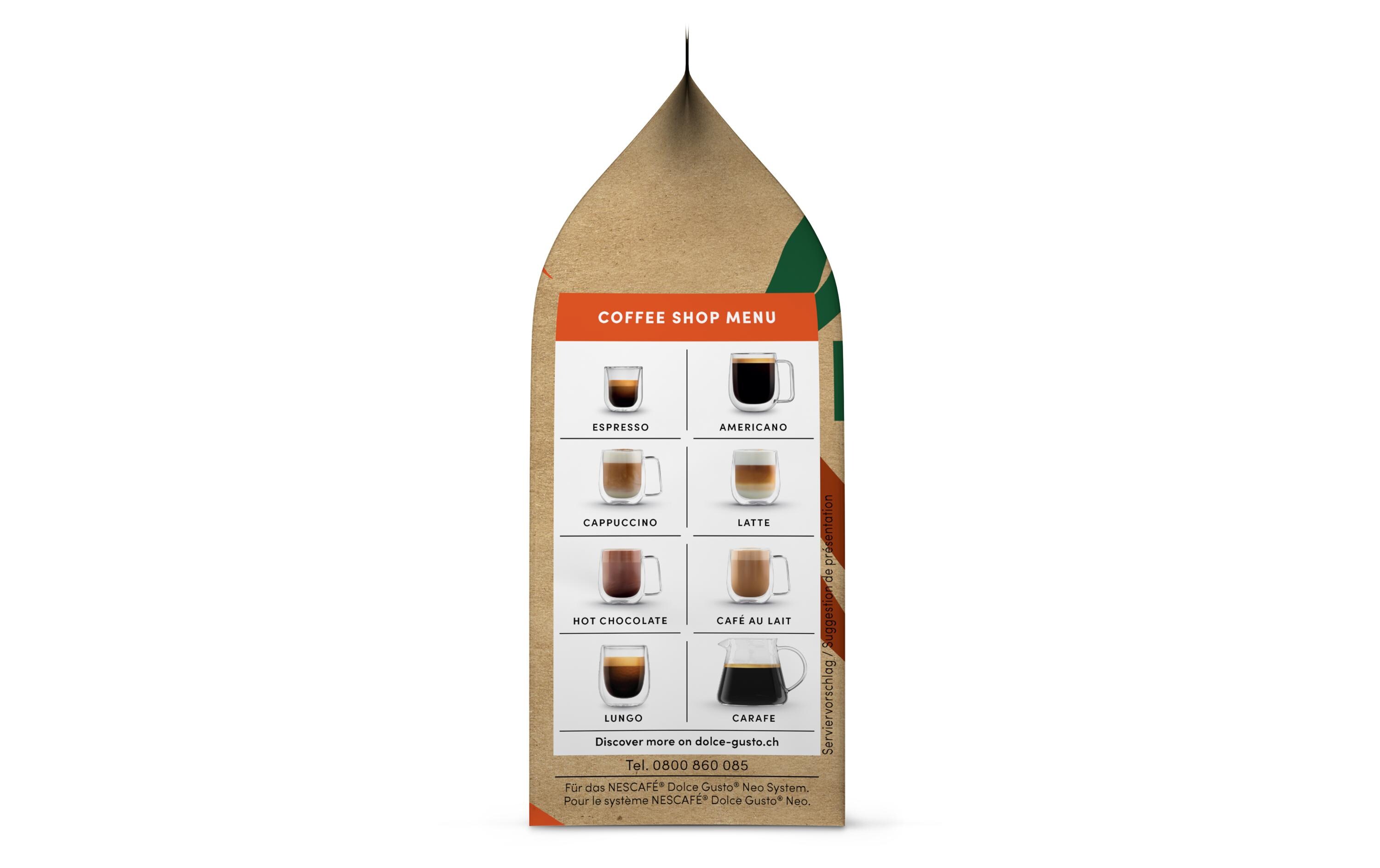 Kaffee-Pods Lungo 12 PortionenPads für die Nescafé Dolce Gusto NEO Kaffeemaschine von Delonghi