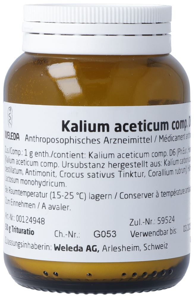 Weleda Kalium aceticum comp. Trit 6 D 50 g