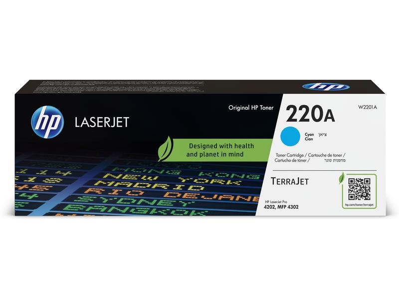 HP Toner Nr. 220A (W2201A) Cyan Druckerpatrone, Cyan
