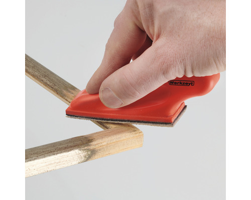Mini schuurset voor professionals. 25-delig, inclusief 1x handschuurmachine en 24 klittenband schuurstrips.