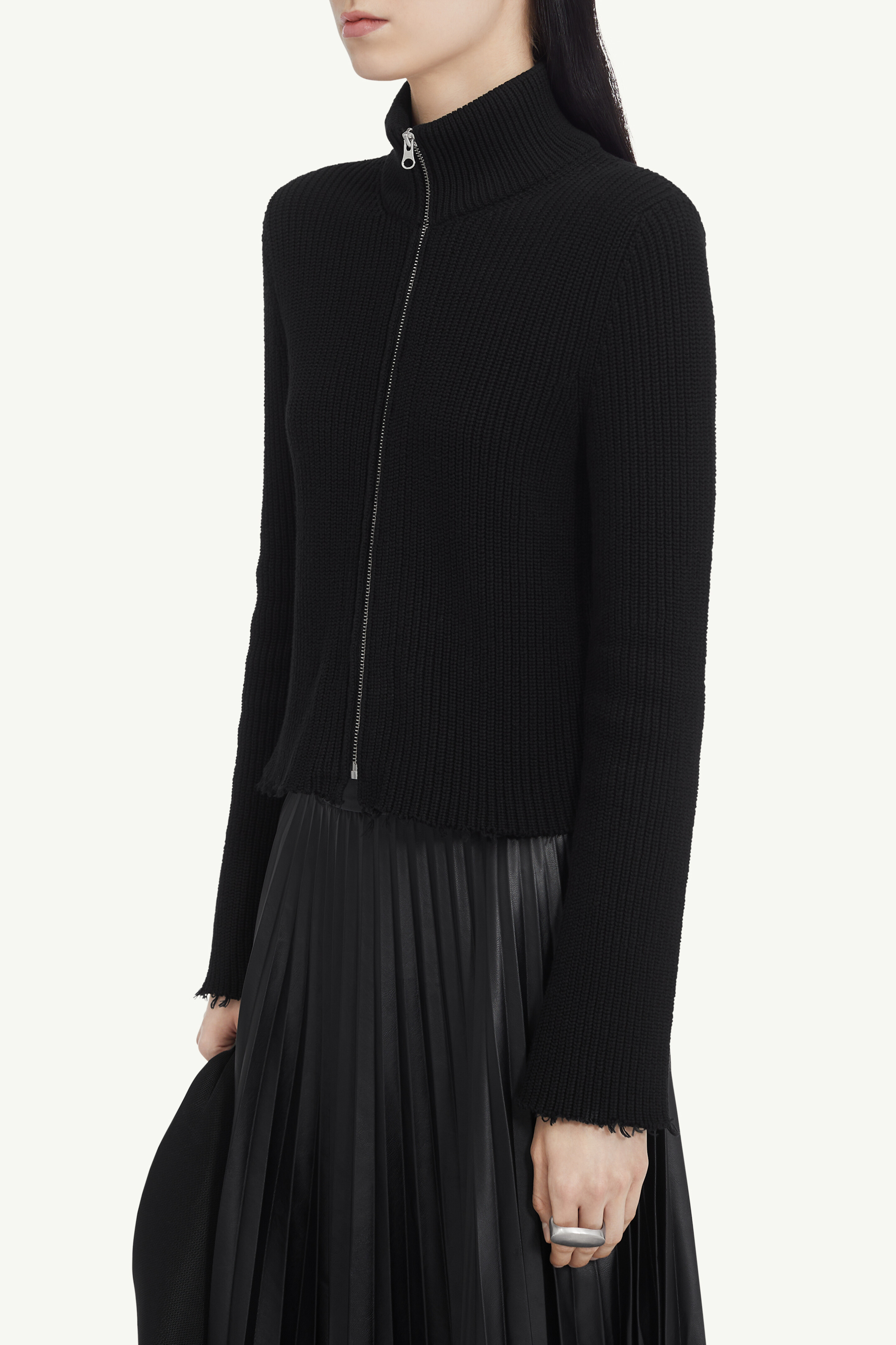 Veste sport en coton côtelé