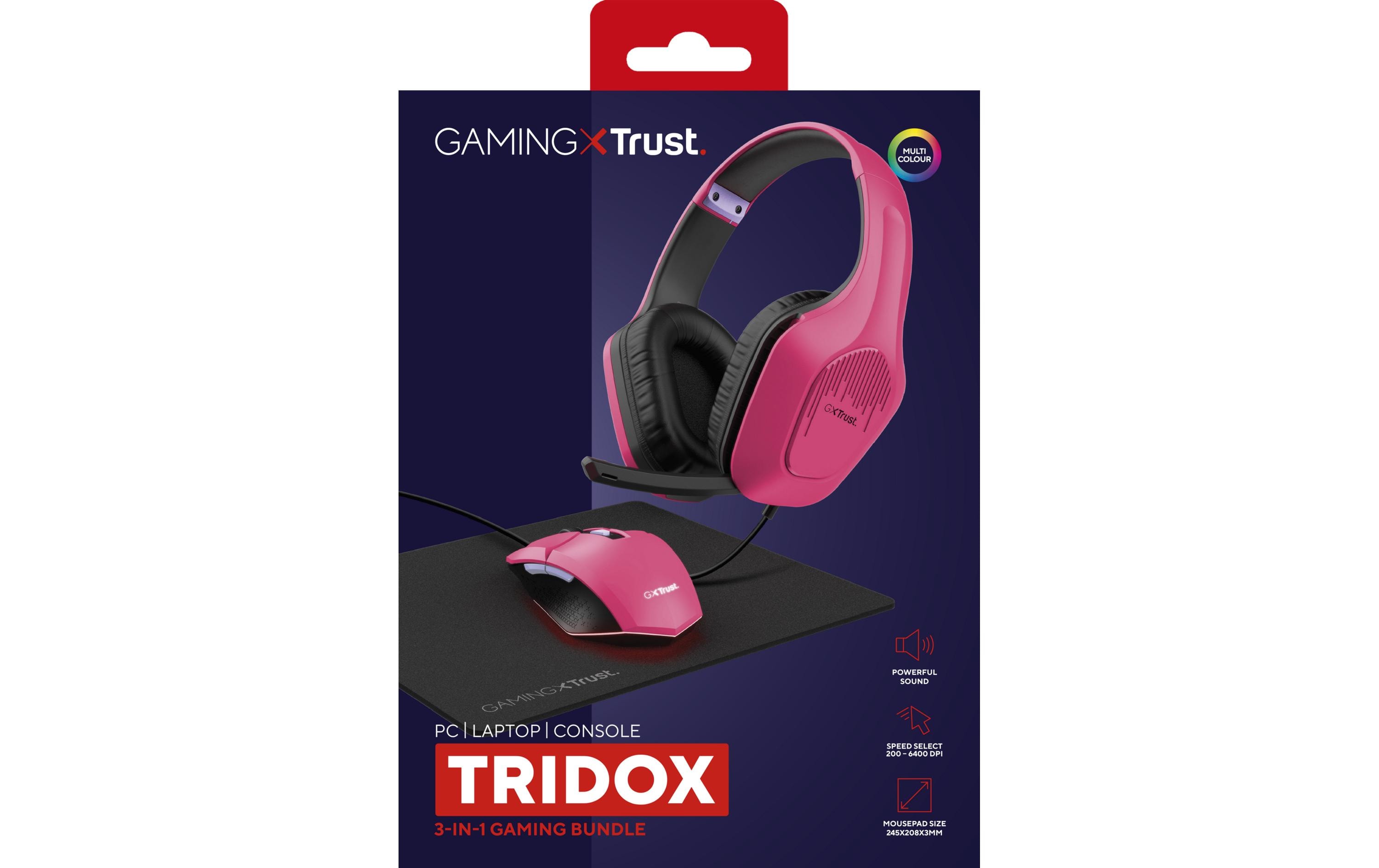 3-in-1-Gaming-Paket GXT 7903-in-1-Gaming-Paket mit leichtem Headset, beleuchteter Maus und Mauspad
