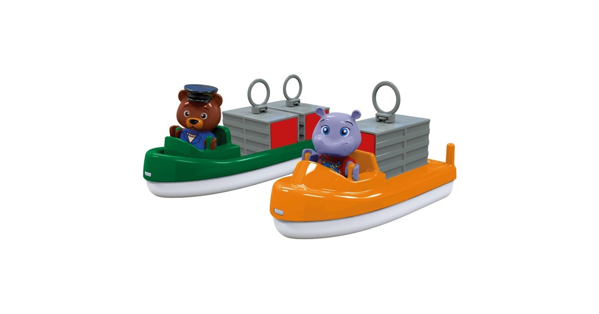 SimbaContainer- & Transportboot Speelgoedvoertuig