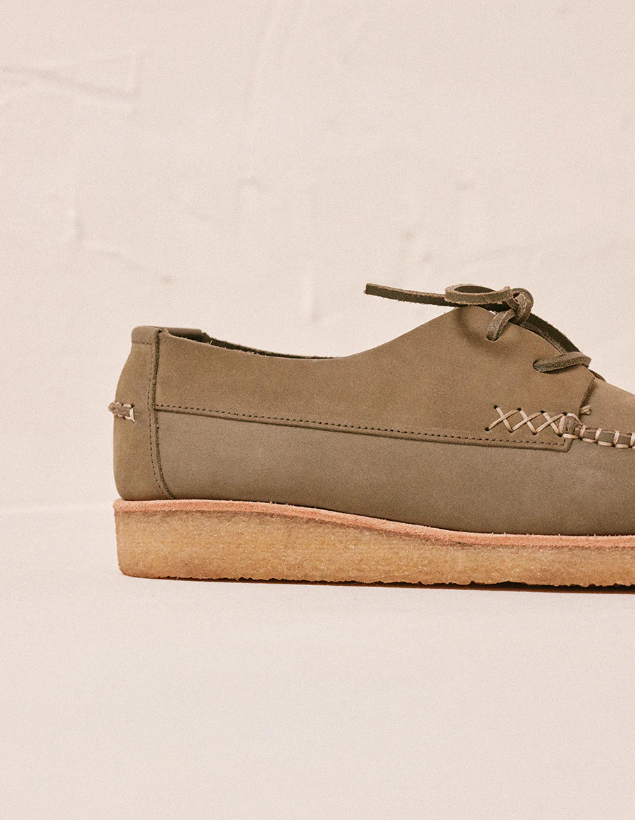 Chaussures Bateau Georges - Nubuck olive