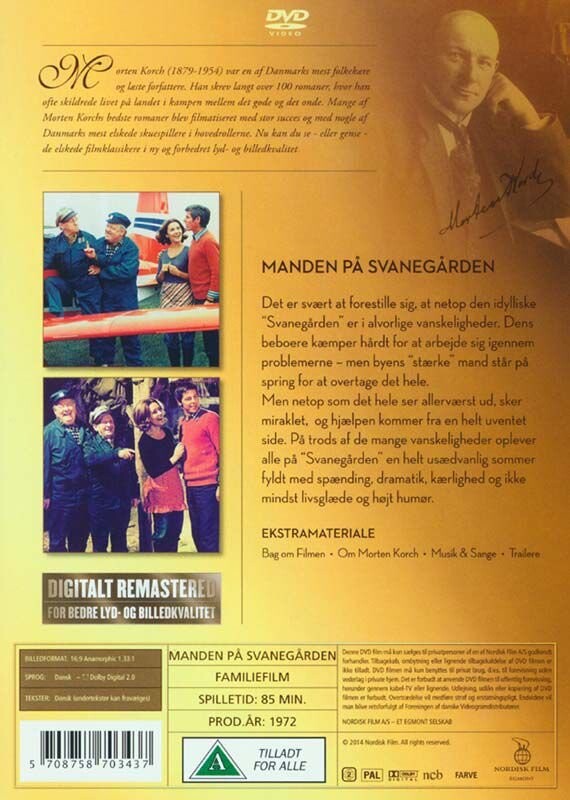 Manden På Svanegården - Morten Korch - DVD