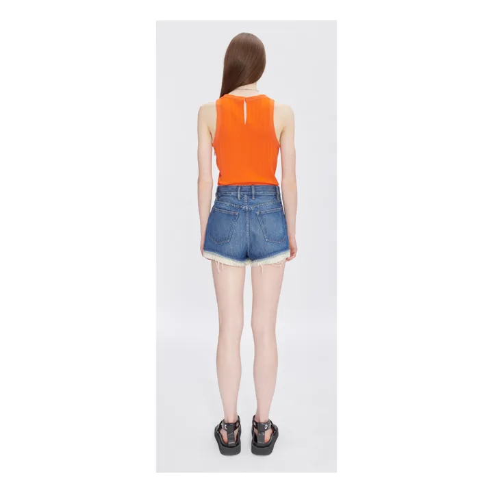 A.P.C. Collaboration A.P.C. x Natacha Ramsay Levi - Short Versailles Coton Bio | Bleu indigo