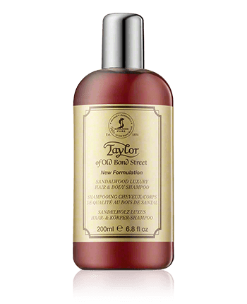Taylor of Old Bond Street Sandalwood Luxury Hair & Body Shampoo 200ml