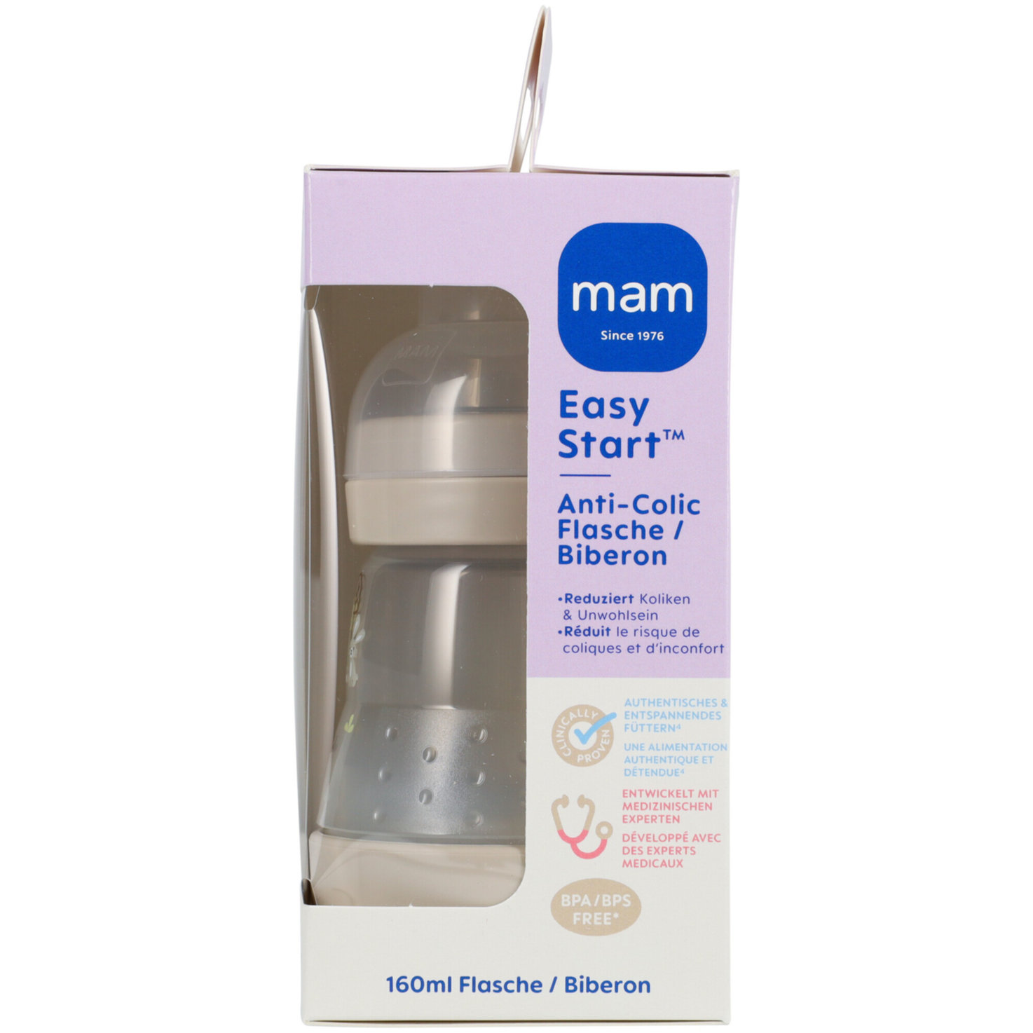 Mam Easy Start Schoppen 160ml 0+ Monate unisex