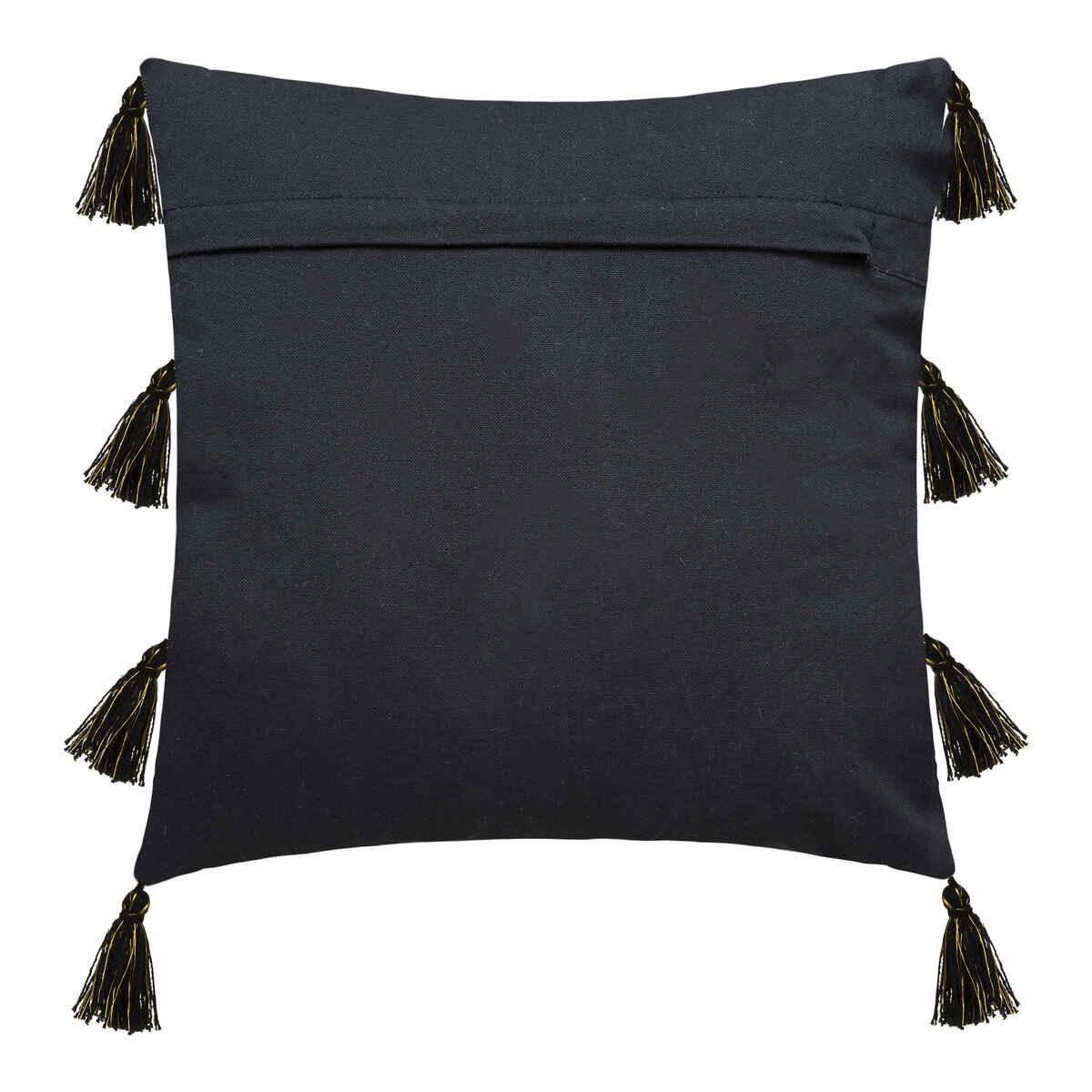 HOUSSE COUSSIN SHINE NOIR 40X40CM