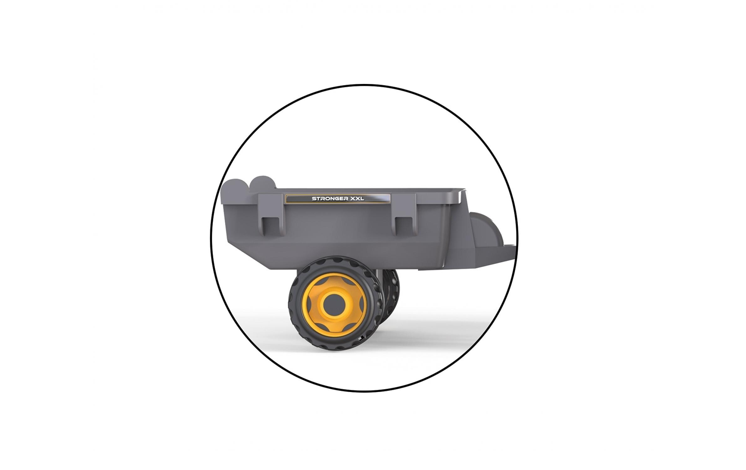 Traktor Stronger XXL mit Anhänger<br>Tretfahrzeug für Kinder
