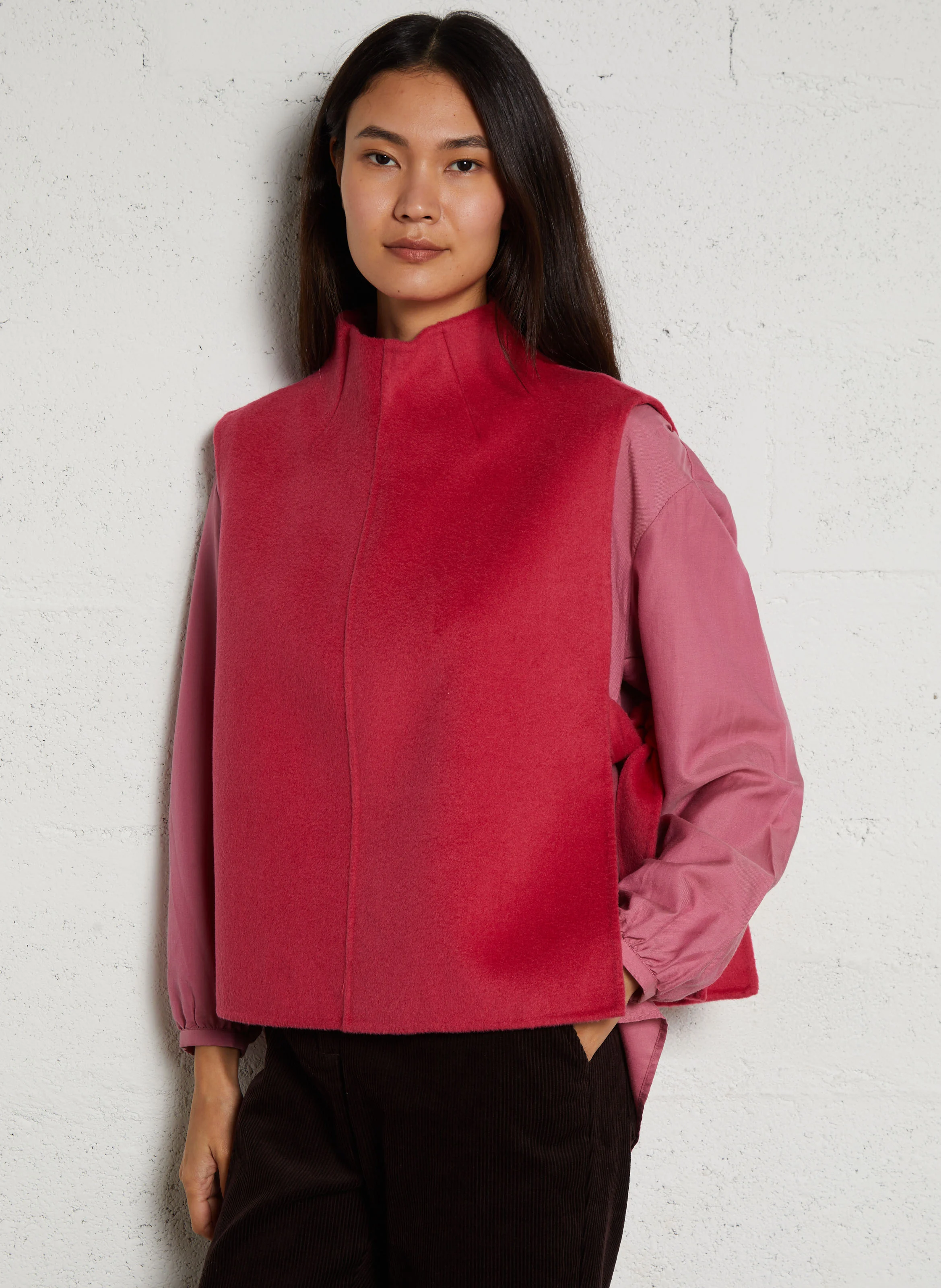RIMA - Plastron en laine | Beige
