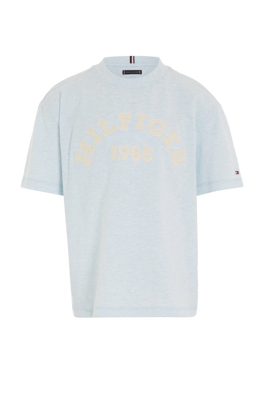 Tommy Hilfiger T-shirt met printopdruk lichtblauw