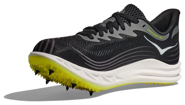 Chaussures d'Athlétisme Hoka Crescendo MD 2 Noir/Blanc Unisexe