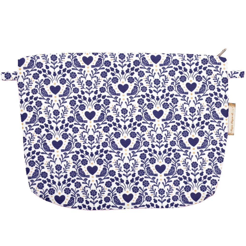 Pochette Tissu Scandinavia Bleu