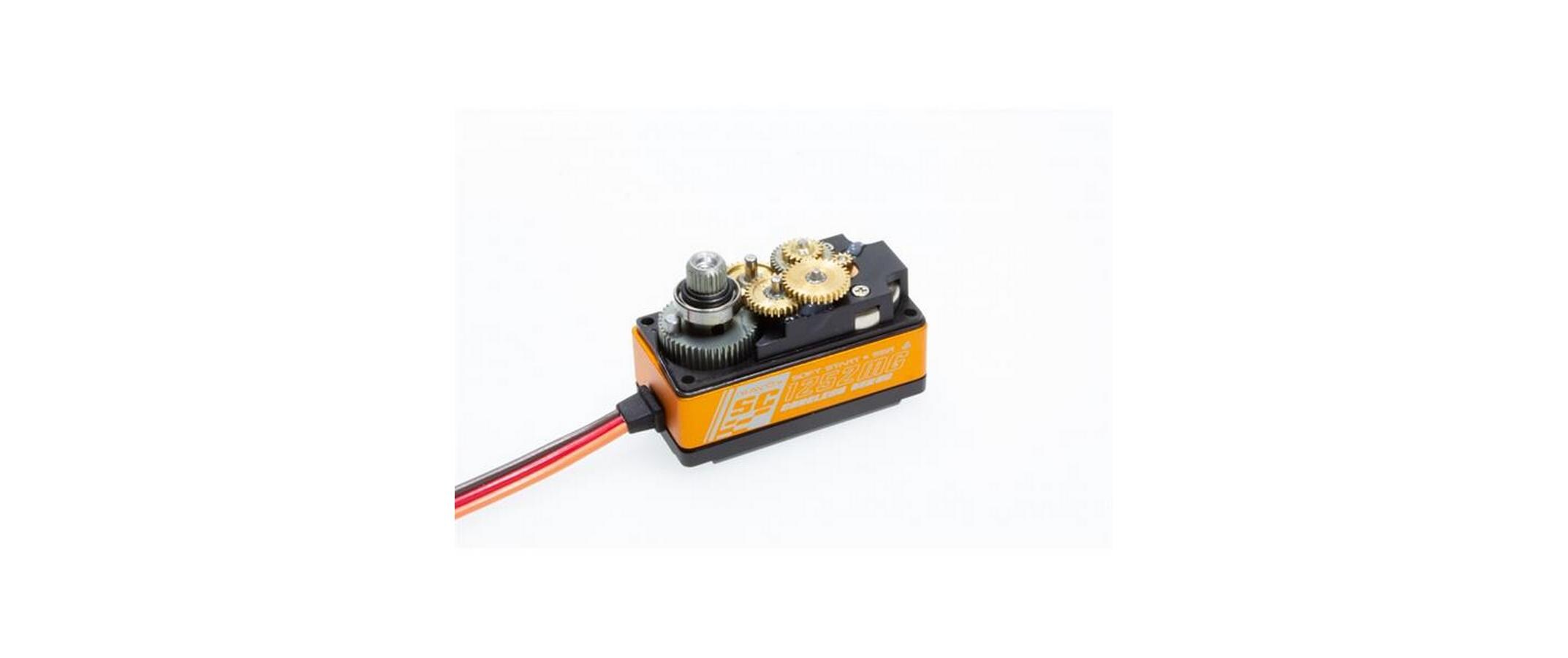 Low Profile Servo SC-1252MG+ 7 kg, 0.07 s, DigitalLow-Profile Digitalservo mit Softstart und Metallgetriebe