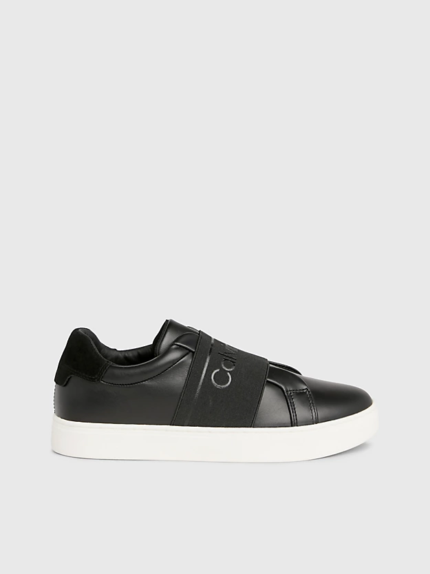 Sapatos de couro sem cadarço