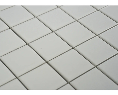 Keramisch mozaïek 29,8 x 29,8 cm wit mat