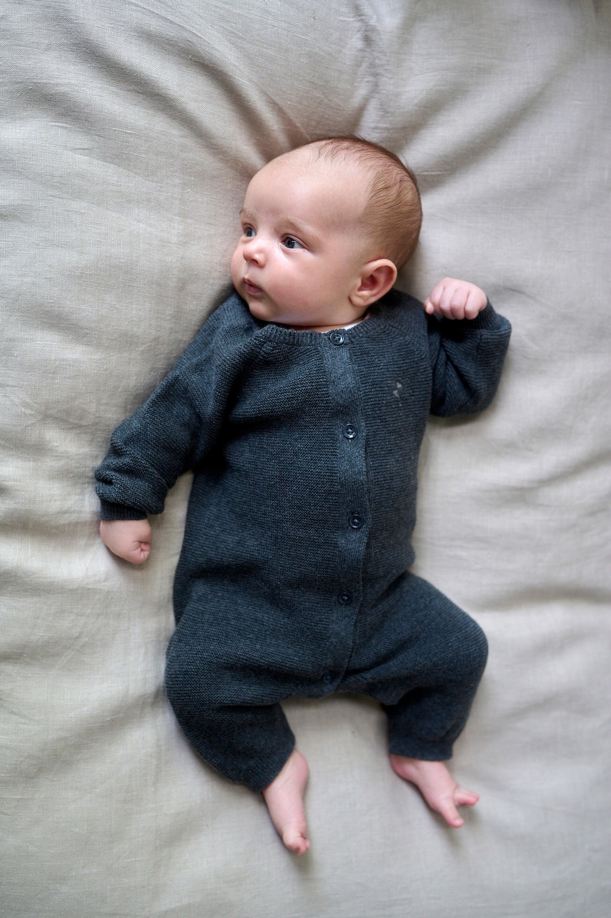 Noppies Baby Strampler Monrovia Dark grey melange
