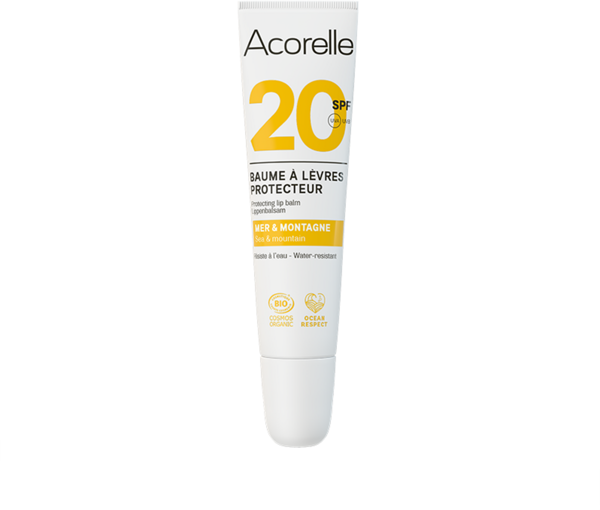 Acorelle  Schützender Lippenbalsam LSF 20, 10 ml