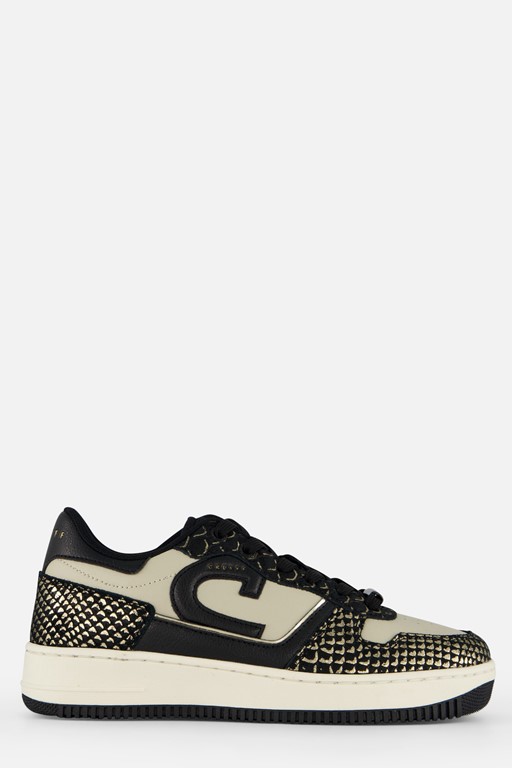 Cruyff Campo Low Lux Snake Sneakers zwart