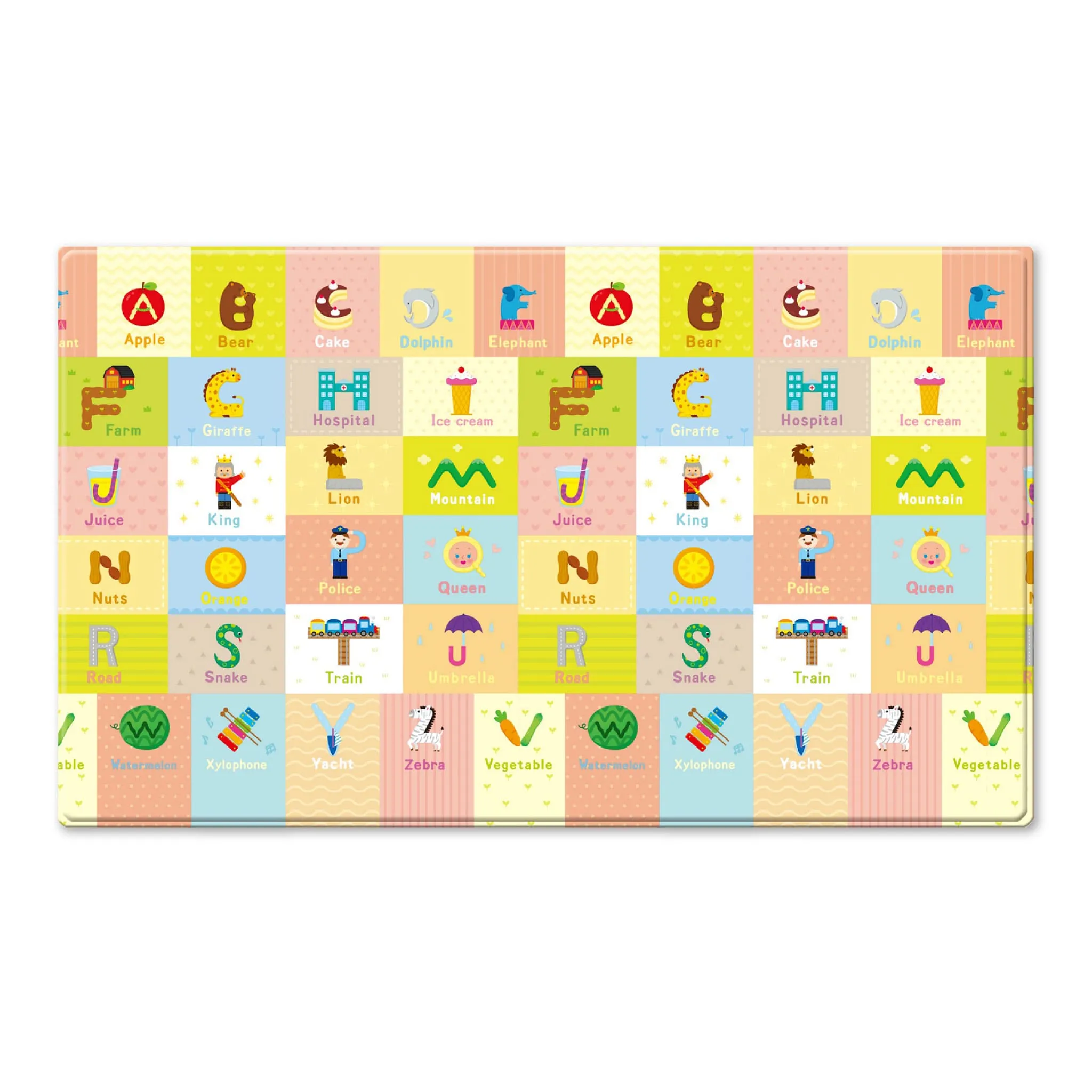 Baby Care Tapis de Jeux Réversible Grand - Grande Ville