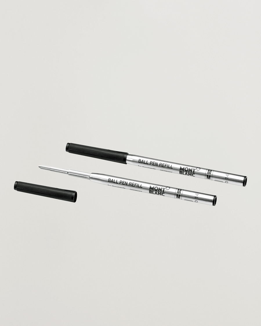 Montblanc 2 Ballpoint Pen Refills Mystery Black