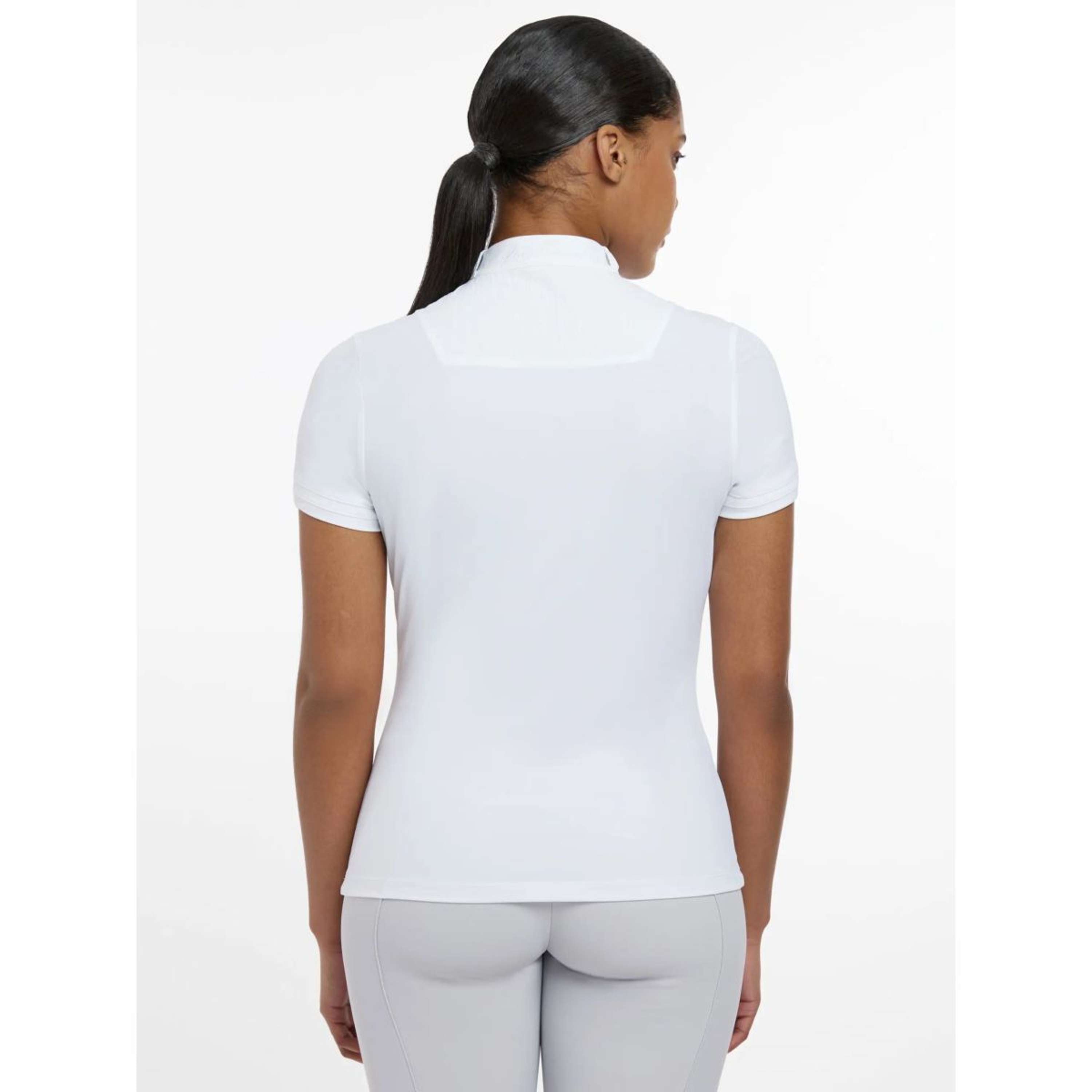 LeMieux Wedstrijdshirt Sophia Korte Mouwen Wit