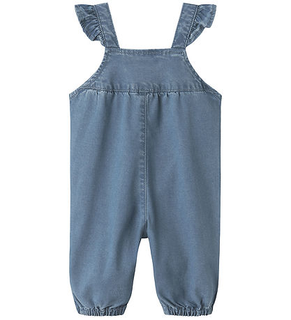 Name It Latzhosen - NbfEvi - Light Blue Denim