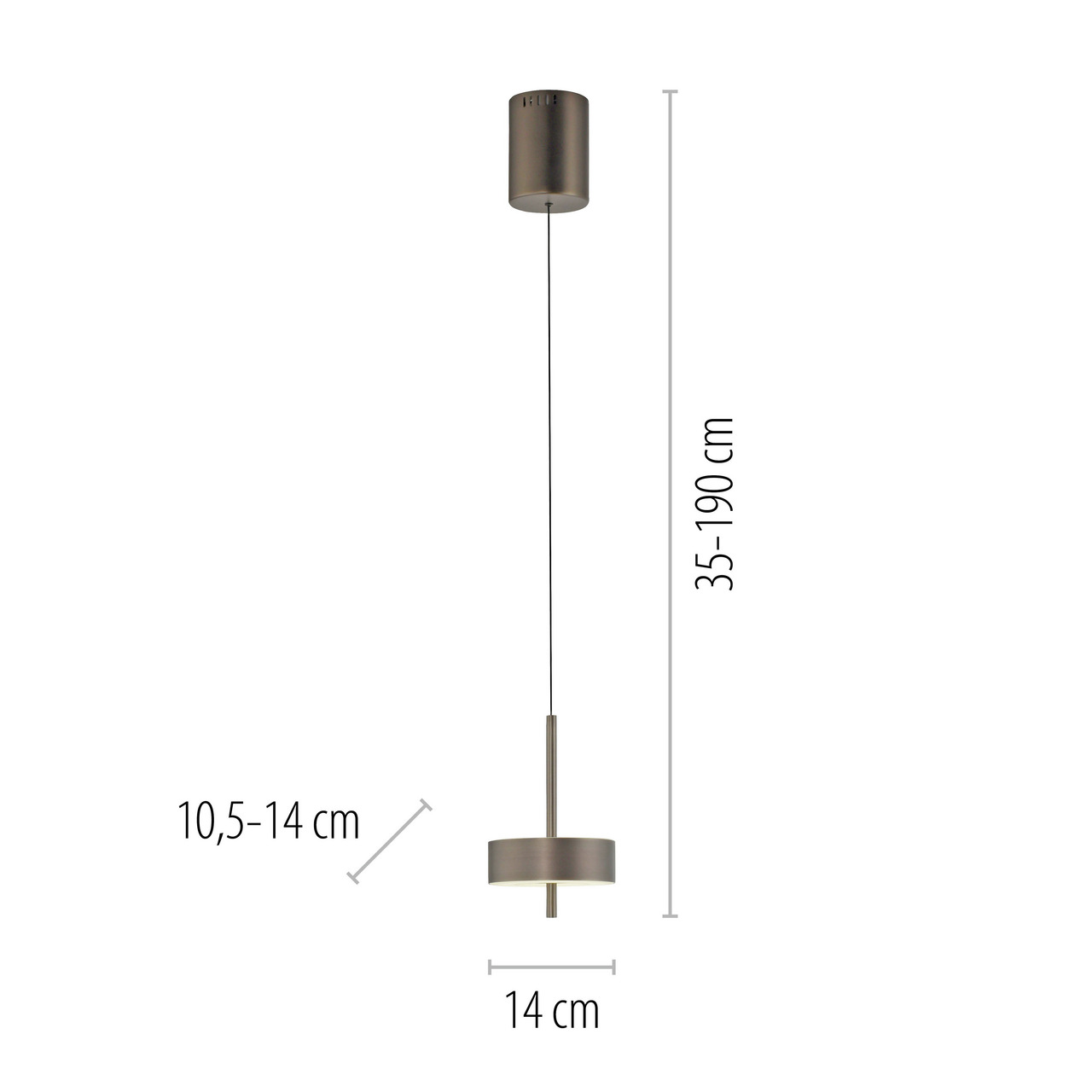 Paul Neuhaus Pendelleuchte Q-ROTATE