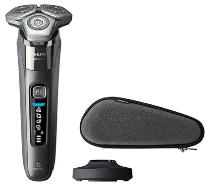Philips SHAVER Series 8000 S8697 - Shaver - trådløs - mørk krom